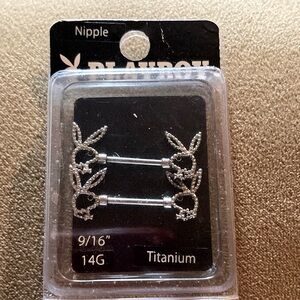 Playboy Bunny Nipple Piercings